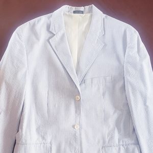 JCREW summer suit! Lightweight pinstripe. BREEZY